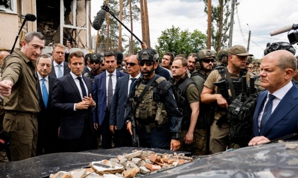 Các nhà lãnh đạo châu Âu hứa hỗ trợ thêm vũ khí, ủng hộ tư cách thành viên EU của Ukraina