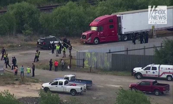 46 người di cư chết trong xe container ở Mỹ 