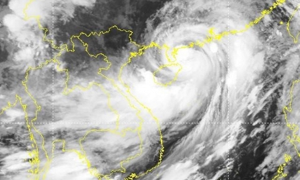 Bão số 1 ảnh hưởng vùng biển Quảng Ninh - Ninh Bình, Bắc bộ mưa to