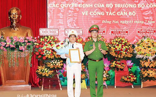 Bổ nhiệm lãnh đạo công an 4 tỉnh, thành