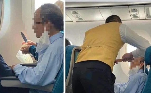 Cục Hàng không nói gì về vụ hành khách mang dao lên máy bay?