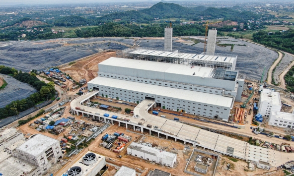 Cận cảnh nhà máy điện rác lớn nhất Việt Nam