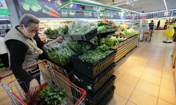 Giá rau củ tại chợ TP.HCM hạ nhiệt