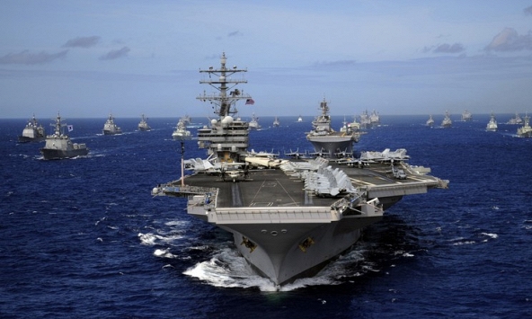 Mỹ điều tàu sân bay USS Ronald Reagan tới gần Đài Loan