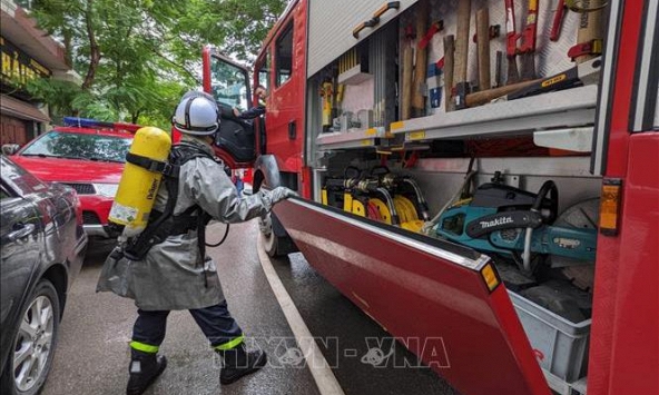 3 cảnh sát hy sinh trong vụ cháy quán karaoke ở Hà Nội