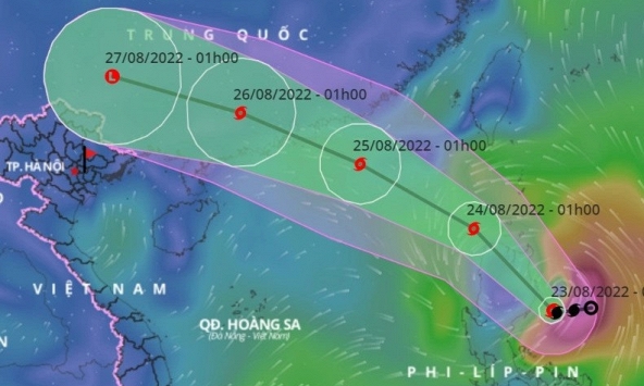Bão Ma-on giật cấp 13, đổi hướng liên tục