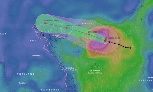 Bão số 3 cách Quảng Ninh 230km, miền Bắc mưa lớn, gió giật mạnh