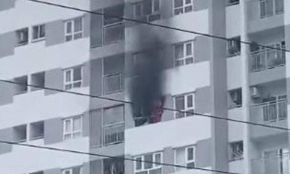 Cháy chung cư 20 tầng ở quận Bình Tân, TP.HCM