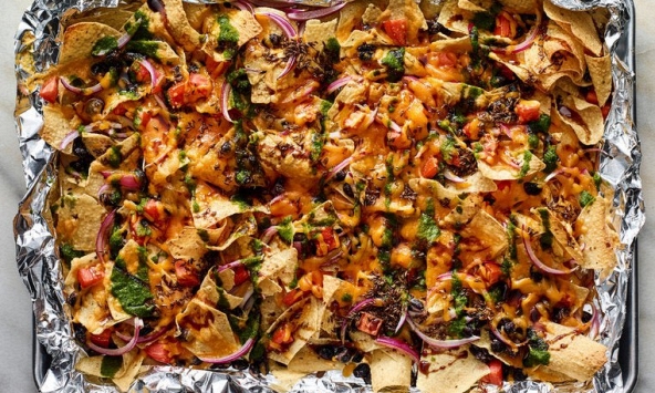 Món ngon mỗi ngày: Nachos phô mai đậu đen