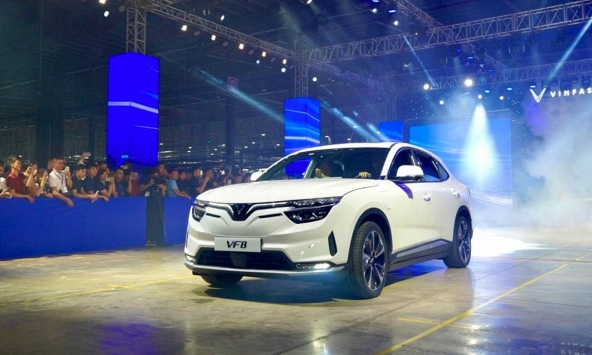 VinFast hy vọng 'xuất lô xe điện đầu tiên' sang Mỹ, châu Âu vào cuối năm 2022