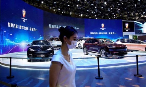 Evergrande bắt đầu sản xuất hàng loạt mẫu xe điện đầu tiên