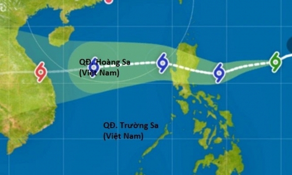 Bão Noru tăng lên cấp 11 giật cấp 14, di chuyển rất nhanh