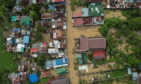 Hình ảnh đảo Luzon của Philippines tan hoang sau siêu bão Noru