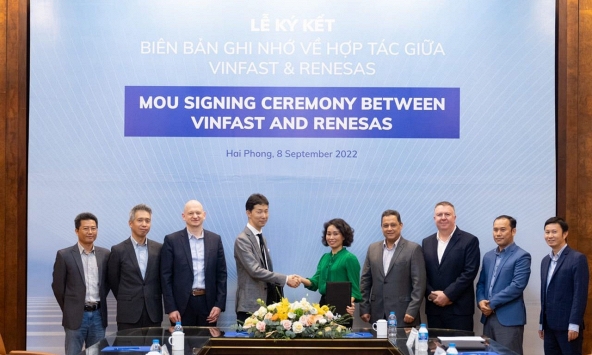 VinFast và Renesas hợp tác phát triển công nghệ ô tô điện