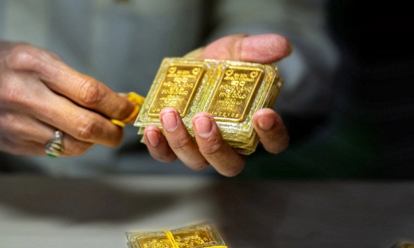 Giá vàng thế giới bật tăng