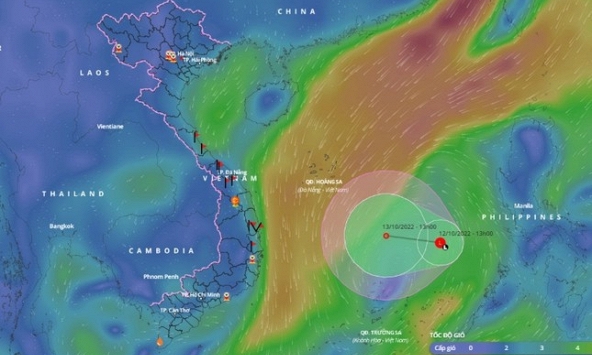 Miền Trung và Tây Nguyên được dự báo mưa lớn, nước sông dâng cao vào chiều nay