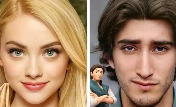 Các nhân vật hoạt hình ở phiên bản người thật trông sẽ như thế nào?