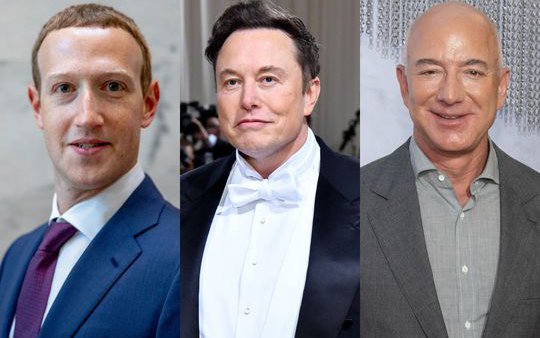 20 tỷ phú công nghệ giàu nhất đã mất gần 500 nghìn tỷ USD trong năm nay