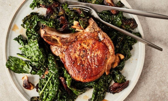 Món ngon mỗi ngày: Sườn heo áp chảo