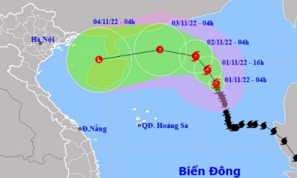 Bão số 7 giật cấp 13, khả năng ít ảnh hưởng trực tiếp đất liền nước ta