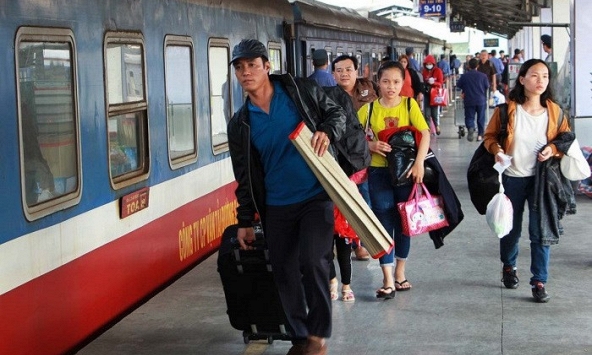 Vé tàu Tết Quý Mão đi miền Trung khan hiếm