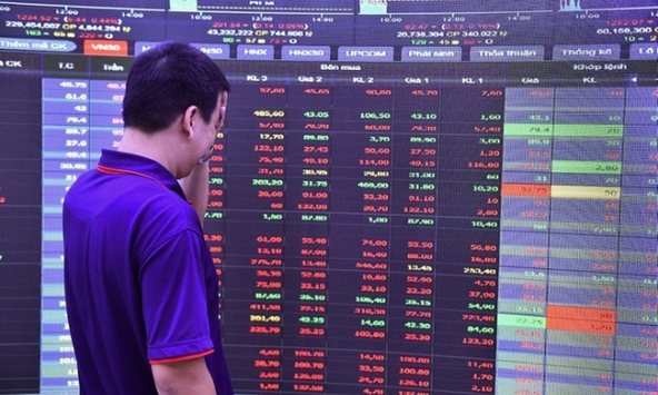 VN-Index mất hơn gần 22 điểm trong phiên giao dịch đầu tuần