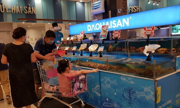 Giá thủy hải sản ở đồng bằng sông Cửu Long tăng mạnh