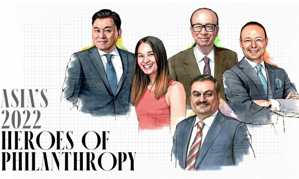 Những 'Anh hùng từ thiện' hàng đầu châu Á năm 2022