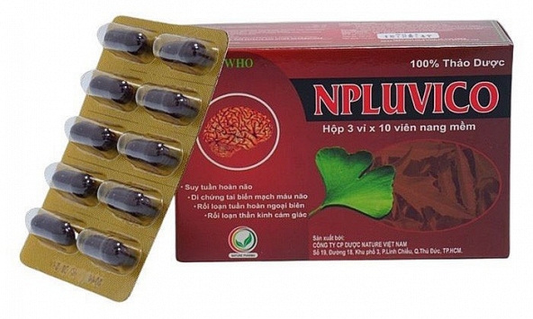Thu hồi trên toàn quốc lô thuốc suy tuần hoàn não Npluvico