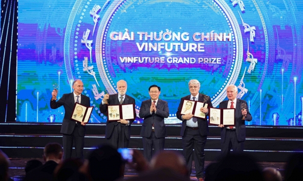 VinFuture vinh danh 4 công trình khoa học 'Hồi sinh và Tái thiết' thế giới