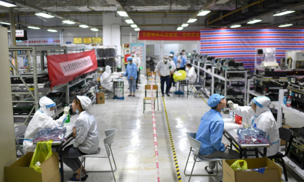 Nhà máy sản xuất iPhone lớn nhất thế giới hoạt động gần hết công suất