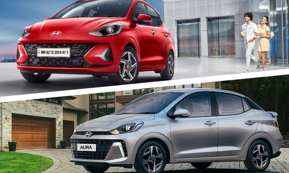 Hyundai Grand i10 và Aura 2023 bản nâng cấp có gì mới