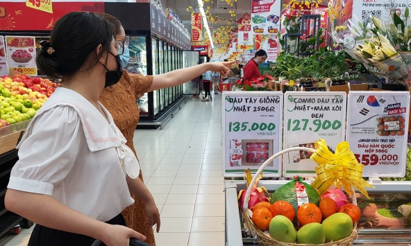 Giá các loại trái cây tăng mạnh