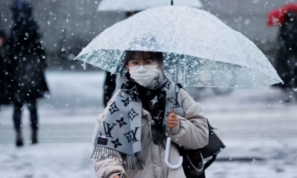 Nhật Bản: Tuyết rơi dày làm gián đoạn giao thông, nhiều tuyến đường bị đóng cửa