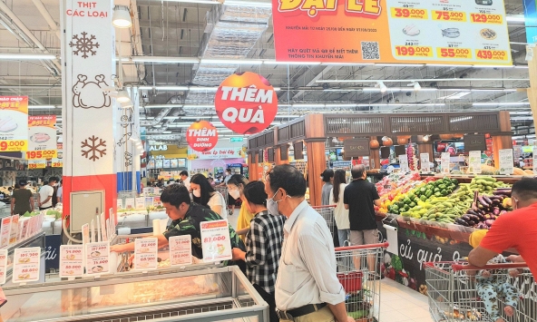 Chỉ số giá tiêu dùng cả nước tháng 2 tăng 0,45%