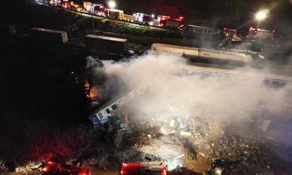 Va chạm tàu lửa ở Hy Lạp làm ít nhất 26 người thiệt mạng