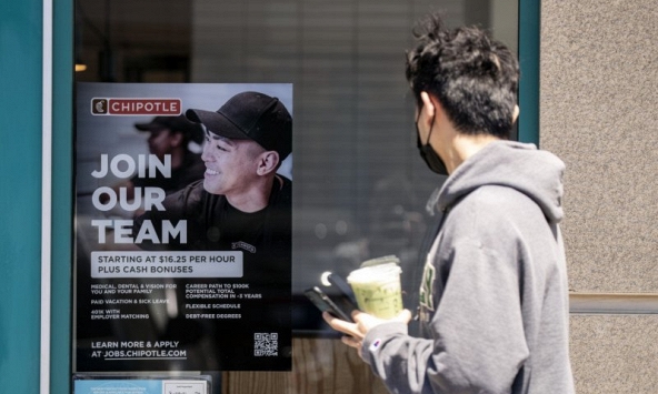 Bất chấp lạm phát, tỷ lệ thất nghiệp ở Mỹ vẫn dưới 200.000 trong tuần thứ 7 liên tiếp

