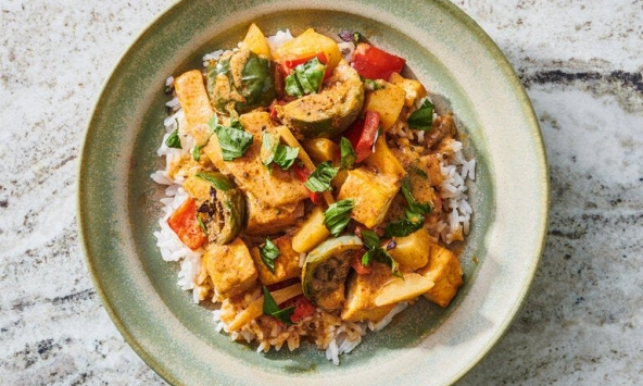 Món ngon mỗi ngày: Đậu hũ áp chảo sốt cà ri