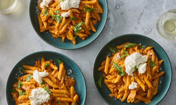 Món ngon mỗi ngày: Mì ống Ricotta Vodka