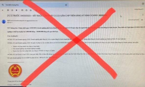 Tổng cục Thuế cảnh báo lừa đảo cập nhật CCCD