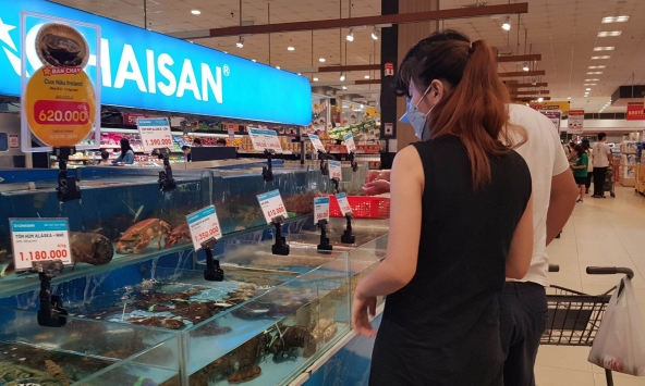 Giá các loại thủy hải sản tăng cao