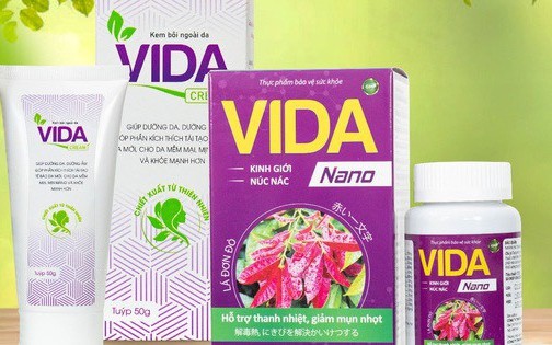 Thực phẩm bảo vệ sức khỏe Vida nano vi phạm quy định pháp luật về quảng cáo