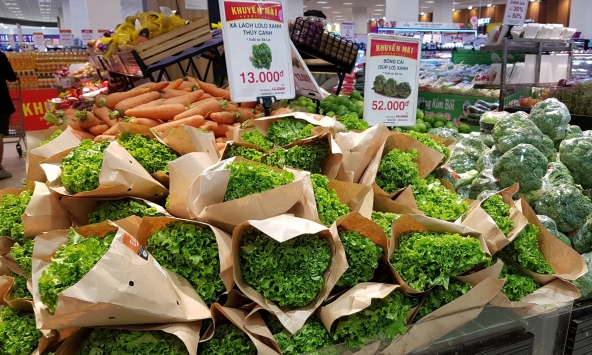 Giá nhiều loại rau củ tại TP.HCM giảm do nguồn cung dồi dào