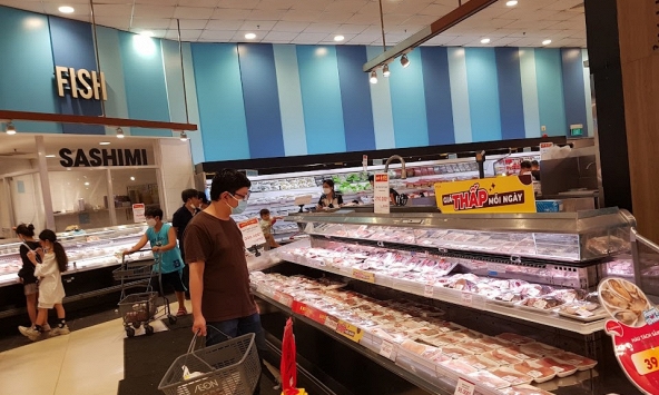 Giá thực phẩm tươi sống, rau củ tại TPHCM giảm