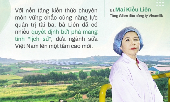Bà Mai Kiều Liên - nữ doanh nhân, nhà khoa học tâm huyết vì ngành sữa