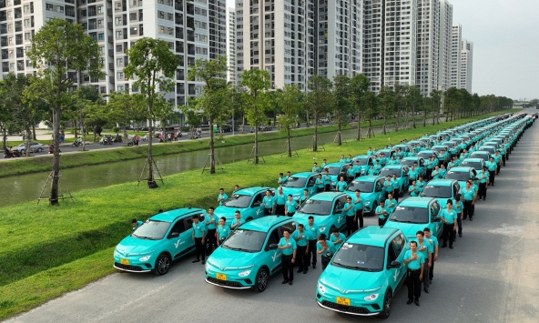 Taxi Xanh SM chính thức khai trương tại TP.HCM, bắt đầu hoạt động từ 30/4