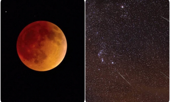 Hiện tượng thiên văn kỳ thú: Nguyệt thực đầu tiên trong năm và mưa sao băng Eta Aquarids cùng diễn ra tối 5/5