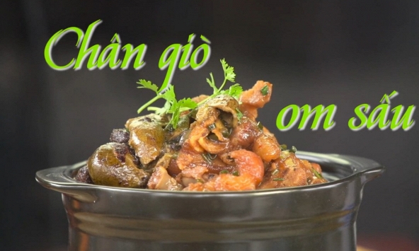 Món ngon mỗi ngày: Chân giò om sấu thơm ngon, nóng hổi cho ngày mưa