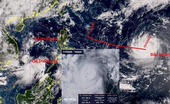 Ảnh hưởng siêu bão Mawar, TP.HCM sẽ có mưa dông