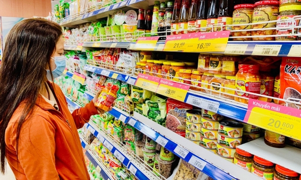 Siêu thị giảm giá các loại thực phẩm chay